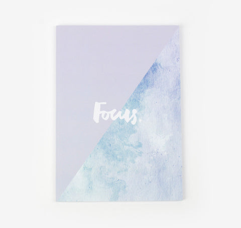 Focus notebook (blue)