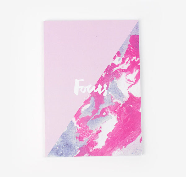Focus notebook (pink)