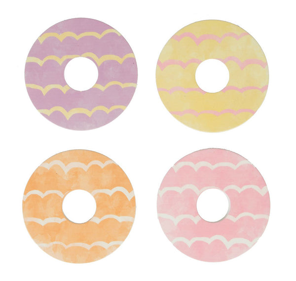 Set of 4 celebration biscuit coasters