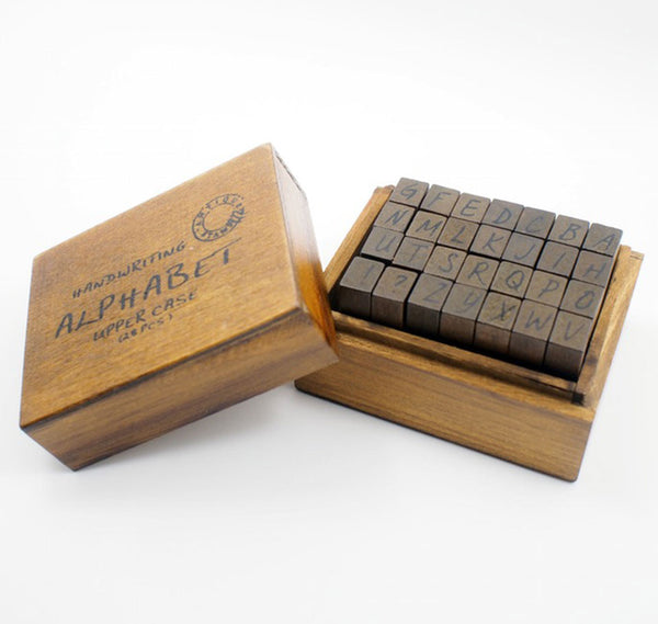 Alphabet stamp set