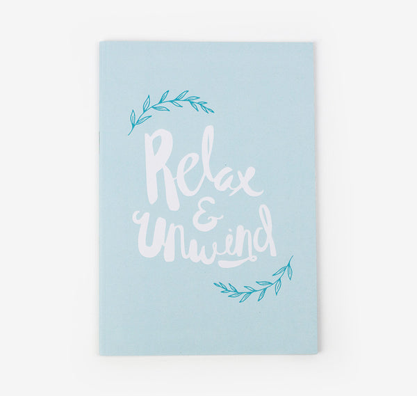 'Relax & Unwind' A5 Notebook