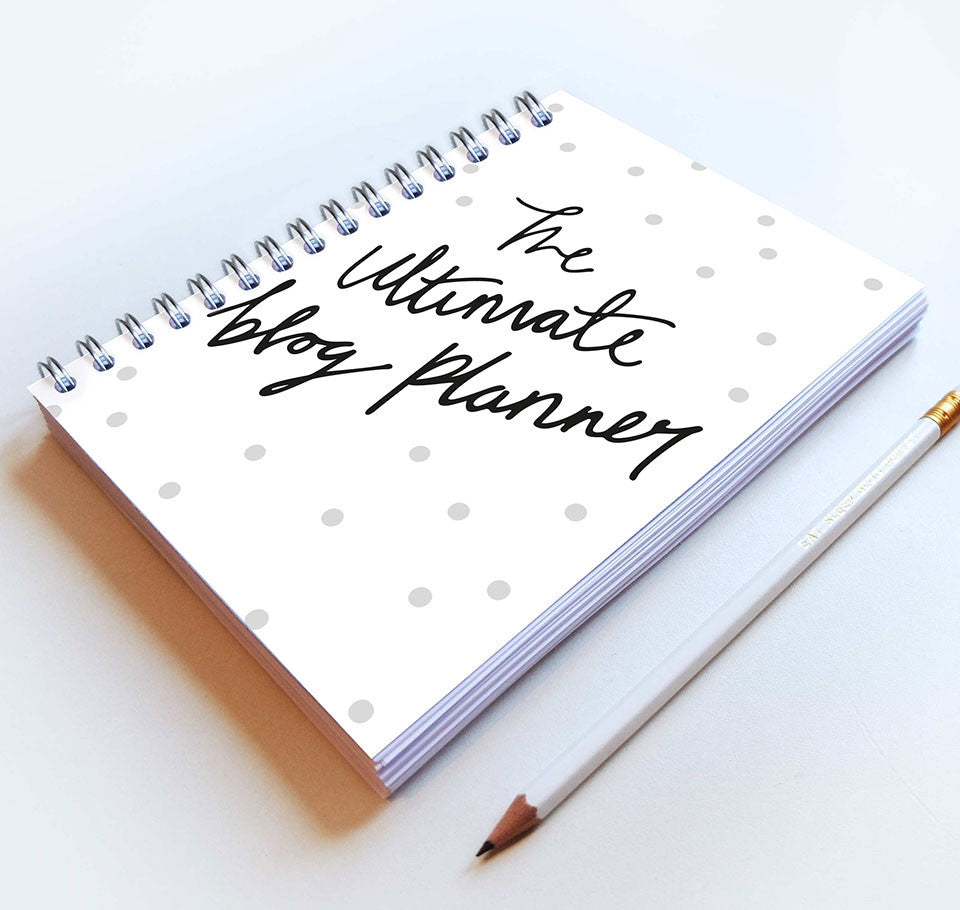 The Ultimate Blog Planner (Spotty cover)